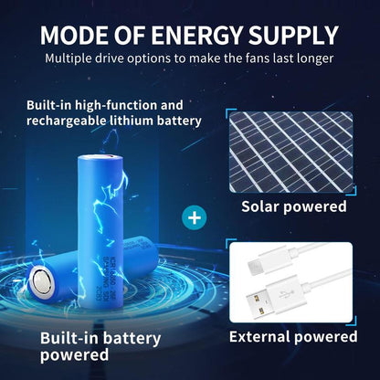 Solar Fan Fishing Hat